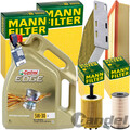 MANN INSPEKTIONSPAKET+5L CASTROL 5W-30 MOTORÖL passend für VW PASSAT B6 AUDI TDI