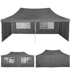 Anti-UV Pavillon 3x6m Faltpavillon Pavillion Wasserdicht Gartenzelt  Partyzelt