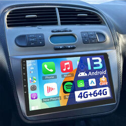 64G Für Seat Altea XL 04-15 Toledo Carplay Android 13 Carplay Autoradio Navi RDS