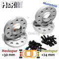 H&R Spurplatten VA 24mm, HA 30mm für Mercedes-Benz S-Klasse V222 W222 X222 13 >>