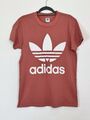 ADIDAS T-Shirt  mit Logo Print Rosa Gr. S