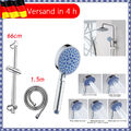 5 Modi Duschkopf Handbrause Regenbrause Hochdruck Wasserspar Duschbrause Bad Set
