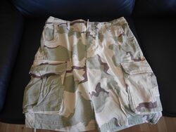 Shorts Herren Vintage desert , wüstentarn , gebraucht