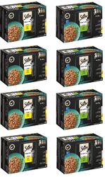 Katzenfutter Sheba Selection in Sauce Nassfutter für Katzen Mix 2 Sorten 96x85g