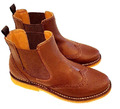 +++  NEU Zecchino d´Oro F16-4607 Budaperster Muster Boots cognac Gr. 36 bis 42