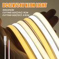 0.5m-20m Neon COB LED Stripe Band Leiste Streifen warm weiß Wasserdicht 12V 24V