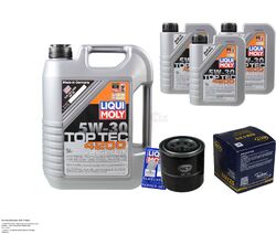 INSPEKTIONSKIT FILTER LIQUI MOLY ÖL 8L 5W-30 für Hyundai i30 Kombi FD 1.4 1.6