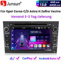 8Kern DAB+ Android 13 Autoradio GPS SWC Für Opel Corsa C/D Astra H Zafira Vectra