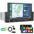 DAB+ 6.2" 1DIN Android 13 Autoradio Touchscreen Apple Carplay GPS Navi WIFI RDS