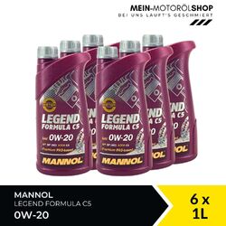 Mannol Legend Formula C5 0W-20 MB 229.71 Ford 6x1 Liter = 6 Liter