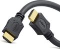 HDMI Kabel HIGH SPEED mit Ethernet (vergoldete Stecker, 4K, Ultra-HD,Full HD) 1m