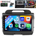 9" Autoradio Carplay Android 13 1+32G GPS SAT Für KIA Sportage 3 2010-2016 KAM