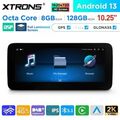 XTRONS Android 13 Autoradio Octa Kern 128G 1920*720 GPS für MERCEDES-Benz C-W204