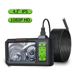 15M Endoskop mit 4.3 LCD 1080P HD Inspektionkamera 8mm Rohrkamera Endoscope