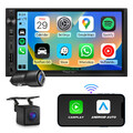 7" QLED Touchscreen Doppel 2 DIN Autoradio wireless Android Auto CarPlay Mirror