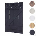 Wandgarderobe HWC-D13, Garderobe Garderobenpaneel, 6 Haken 91x60cm