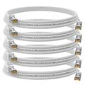 5 x CAT 6 Patchkabel Netzwerkkabel Ethernet LAN Internet S/FTP DSL Halogenfrei