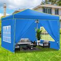 Pavillon 3mx3m Faltpavillon Wasserdicht Gartenzelt Partyzelt Pavillion UV Schutz