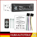 Single DIN Autoradio CD DVD Player Bluetooth Freisprech MP3 USB FM AUX 7 Farben