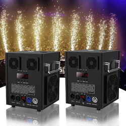 8stk 750W Cold Spark Machine DMX Sparkular Funkenmaschine DJ Show /Flight Case