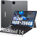 2024 Neueste 12 Zoll Tablet 16GB RAM 256GB ROM Android14 Tablet 8000mah 5G WiFi