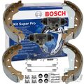 BOSCH BREMSBACKEN SATZ Ø268mm SUPERPRO für VW TRANSPORTER T4 KASTEN PRITSCHE 70X