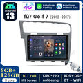 128GB Für Golf VII 7 2013-2017 Autoradio Android 13 Navigation GPS CarPlay DSP