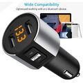 Bluetooth FM Transmitter Adapter Auto Radio KFZ MP3 Player Dual USB Micro SD AUX