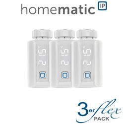 3er Set Homematic IP Heizkörperthermostat - Evo-HmIP-eTRV-E