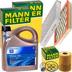 MANN INSPEKTIONSPAKET+5L ORIGINAL 5W30 MOTORÖL passend für OPEL ASTRA J 1.7 CDTI