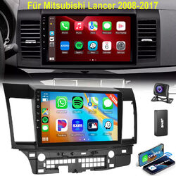 DAB+ Carplay Autoradio Android 13 32G GPS RDS Kam Für Mitsubishi Lancer 2007-17