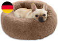 Hundebett Flauschig Donut Plüsch Katzenbett Hundekissen, Waschbar Rund Hundebett