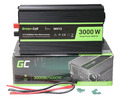 Green Cell  3000W/6000W 12V auf 230V Reiner Sinus Volt Spannungswandler, B-Ware