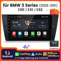 Android 13 Autoradio GPS Navi CarPlay 6+128GB 4G LTE für BMW 3er E90 E91 E92 E93