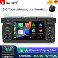 Android 13 Carplay Autoradio GPS RDS WiFi +KAM Für BMW 3er E46 M3 Rover 75 MGZT