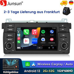 Android 13 Carplay Autoradio GPS RDS WiFi +KAM Für BMW 3er E46 M3 Rover 75 MGZT