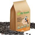 Fit Fresh Schwarze Sonnenblumenkerne 25 kg Wildvogelfutter ganzjähriges Futter