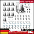 10/80x Eckwinkel 20x20/30x30/40x40 Winkel Nut-6/8 Aluprofil Winkelverbinder Kit