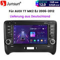 Für AUDI TT MK2 8J 2006-2012 Autoradio Stereo Android12.0 GPS Sat Navi Wifi DAB+