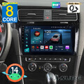 DAB+ 8-Core Android 14 Autoradio Carplay RDS FM Navi Für VW Golf 7 MK7 2012-2017