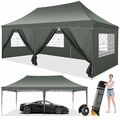 3x3m 3x6m Pavillon Gartenpavillon Pop Up Faltbar Faltpavillon Bierzelt UV Schutz