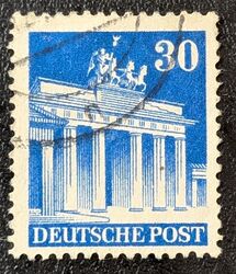 AB A+B Zone 1948 Mi89 Brandenburger Tor Briefmarken old Stamp Timbre Sello used