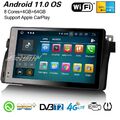 9" 8-Kern Android 11 Autoradio CarPlay DAB+GPS Navi BMW 3er E46 M3 MG ZT Rover75