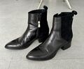 Tommy Hilfiger Chelsea Boots Gr 39 Damen Schwarz Echtleder Stiefeletten