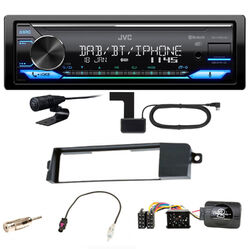 JVC KD-X482DBT Bluetooth Digitalradio USB Einbauset für BMW 3er E46