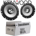 Kenwood Lautsprecher für Seat Ibiza 6L Front Heck Boxen Koax Auto Einbauzubehör