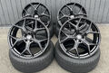 21 Zoll MM08 Alu Felgen 5x112 Schwarz glanz für Audi VW Seat Cupra BMW Mercedes