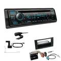 Kenwood CD-Receiver Autoradio DAB+ Bluetooth für Ford Fusion Facelift schwarz