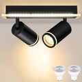 GU10 LED Deckenleuchte Warmweiß Deckenlampe Spot Lampe Deckenstrahler 2 flammig