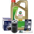 BOSCH ÖLFILTER+5L CASTROL EDGE 5W-30 LL FÜR AUDI TT 8N 1.8 T BJ 98-06